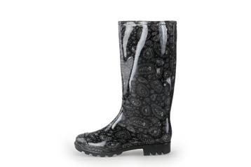 Xq Footwear Regenlaarzen in maat 39 Zwart, Verzenden, Regenlaarzen