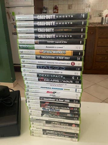 Microsoft - Xbox 360 - Xbox 360 Slim Modificata + 30 Giochi, Nieuw