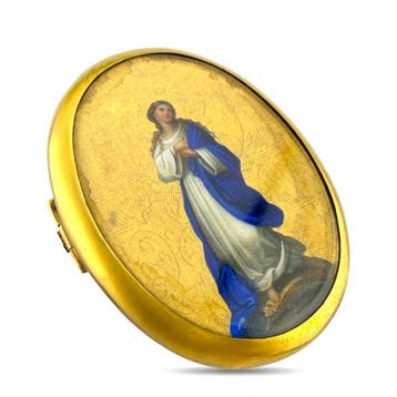 Broche - 18 karaat Geel goud, Exclusieve 18-karaats