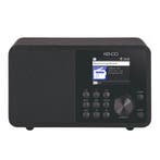 Internet radio - Met bluetooth & DAB+ - Zwart - Kendo •, Audio, Tv en Foto, Radio's, Verzenden, Nieuw