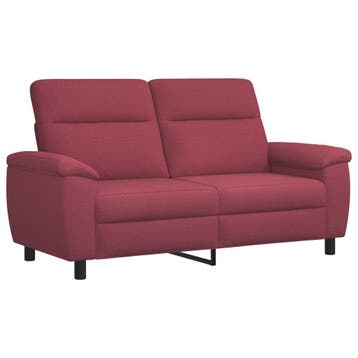 vidaXL bank / zetel Wijnrood 178 x 90 x 95 cm Stof, Huis en Inrichting, Verzenden, Nieuw