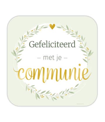 Communie Deurbord 50cm, Verzenden, Nieuw