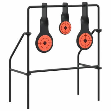 vidaXL Resetdoel Zwart 26 x 13 x 31 cm Staal, Sport en Fitness, Verzenden, Nieuw