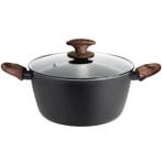 Kookpan | CHALET STONE | Aluminium (Antiaanbaklaag) | 6.6L, Verzenden, Nieuw in verpakking