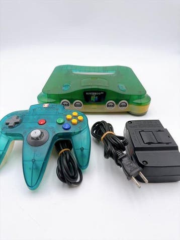 Nintendo - #2077.Nintendo 64 Jungle Green Transparent