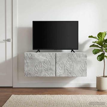 vidaXL Wandmontage TV-kast 78,5 x 41 x 30 cm Betongrijs, Verzenden