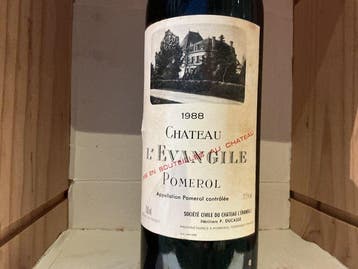 1988 Château l’Evangile - Pomerol - 1 Fles (0,75 liter), Nieuw