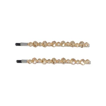 Haarspeld Schuifspeldjes 7cm - Recht - Facetkralen -, Handtassen en Accessoires, Nieuw