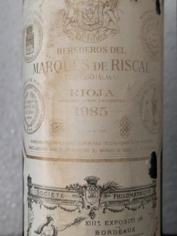 1965, 1969, 1979, 1985 Marques de Riscal - Rioja Crianza,, Nieuw