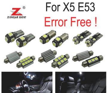 Kit 20 Ampoules Led Intérieur Pour Bmw X5 E53 00-06, Autos : Pièces & Accessoires, Verzenden