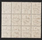 Le Levant italien 1909 - Jérusalem, 20 pièces. Bloc de 9, Gestempeld