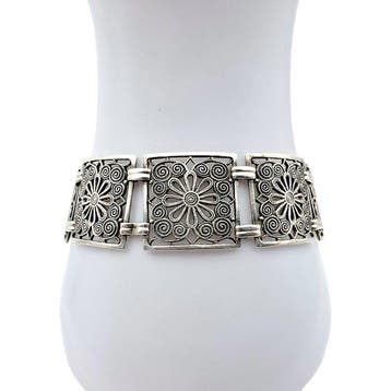 Sans prix de réserve - Bracelet Argent - Vintage, environ