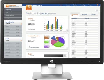 HP EliteDisplay E232 23 Full HD IPS HDMI Monitor + 2 jaar, Ophalen of Verzenden, Nieuw