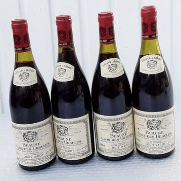 1986 Jadot Clos des Ursules - Beaune 1er Cru - 4 Flessen, Nieuw