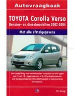 2002 - 2004 TOYOTA COROLLA VERSO BENZINE DIESEL VRAAGBAAK