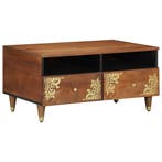 vidaXL Salontafel Honing bruin 80 x 54 x 40 cm Massief Mango, Verzenden, Nieuw