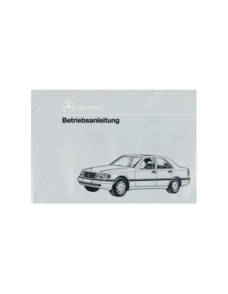 1994 MERCEDES BENZ C KLASSE INSTRUCTIEBOEKJE DUITS, Autos : Divers, Modes d'emploi & Notices d'utilisation, Enlèvement ou Envoi