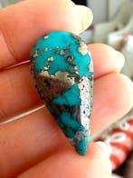 Turquoise Echt juweel! Indrukwekkende enorme topkleur