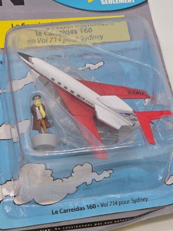 Moulinsart - Speelgoed En avion Tintin - 3 modèles, Boeken, Nieuw