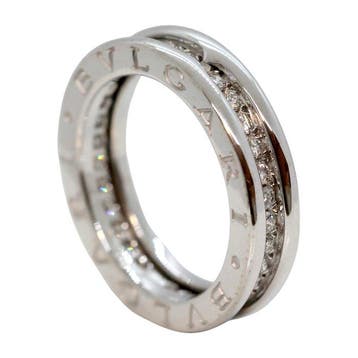 Bvlgari - Bague - B.zero 1 - 18 carats Or blanc - diamants, Nieuw