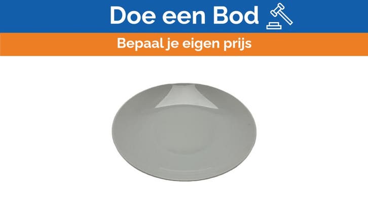Bieden: Bernardaud High-Quality White Porcelain Round Servi, Huis en Inrichting, Keuken | Servies, Ophalen of Verzenden