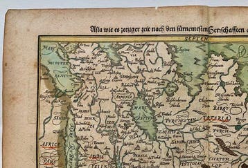 Azië - Azië; Sebastian Münster - Asia wie es jetziger zeit, Nieuw