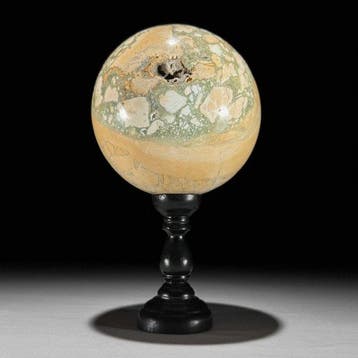 GEEN RESERVEPRIJS - Prachtig paar onyx Sferen op maat, Antiek en Kunst