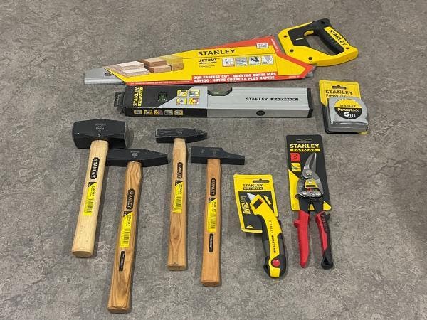 Veiling - Stanley handgereedschap set 9-delig, Bricolage & Construction, Outillage | Outillage à main