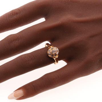 Bague - 18 carats Or jaune - Diamant - Antique environ 1880, Nieuw