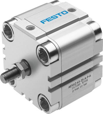 Festo Vérin Compact 63mm Alésage 10mm Course Simple Effet -, Verzenden