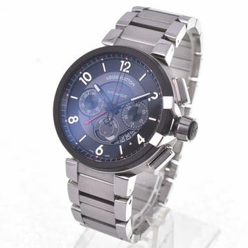 Louis Vuitton - Tambour Chronograph GMT - Q1052 - Heren -