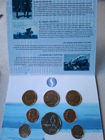 Belgique. 1998/2000/2001, Mint Set x 3 (Sans prix de, Postzegels en Munten