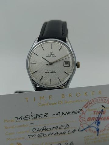 Meister Anker - Calatrava - Zonder minimumprijs - Heren -, Nieuw