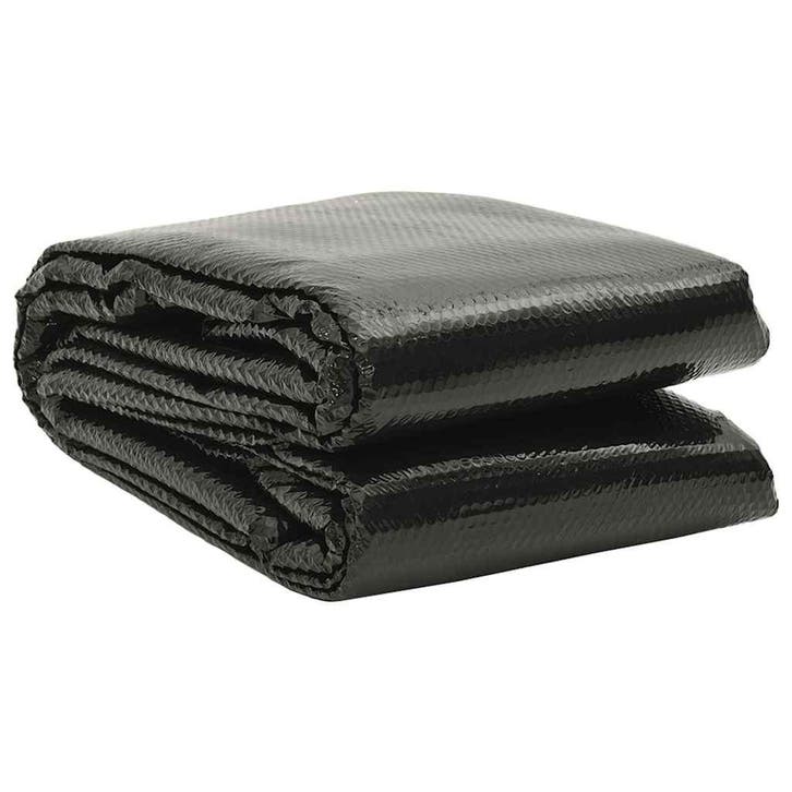 vidaXL Zwembadhoes rechthoekig 1200x600 cm PE zwart, Tuin en Terras, Zwembaden, Nieuw, Verzenden