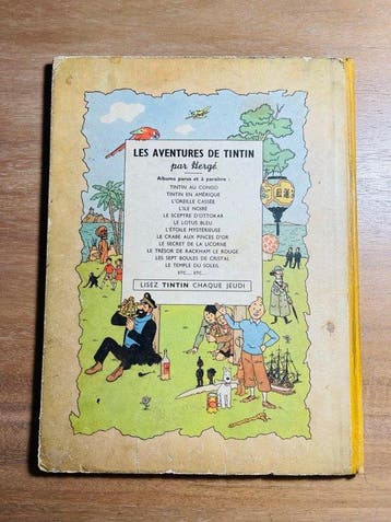 Tintin T13 - Les 7 Boules de Cristal - B3 zéro - Imprimerie, Nieuw