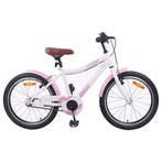 vidaXL Kinderfiets 18 Inch voor 5-7 jaar oud Licht Roze, Verzenden