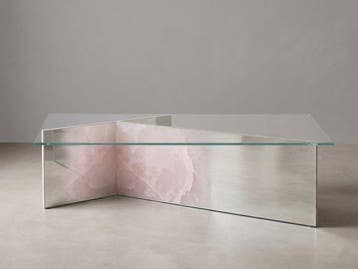 Formaminima - Salontafel - Onyx, kristalglas - 1925, Antiek en Kunst