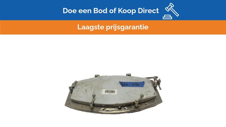 Bieden: Tempesta stainless steel Elliptical opening porthol, Watersport en Boten, Bootonderdelen, Ophalen of Verzenden