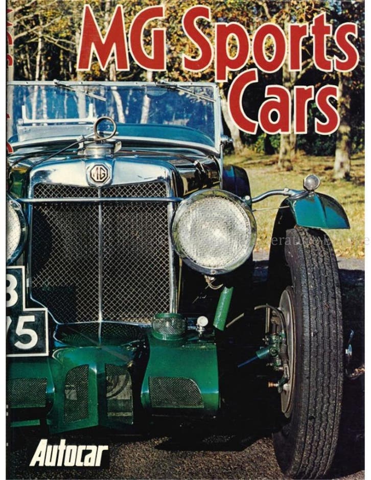 MG SPORTS CARS (AUTOCAR SPECIAL), Boeken, Auto's | Boeken