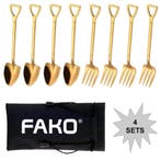 Fako Bijoux - Gebak Bestek - Dessert Bestek - Schep & Hark -, Huis en Inrichting, Verzenden, Nieuw