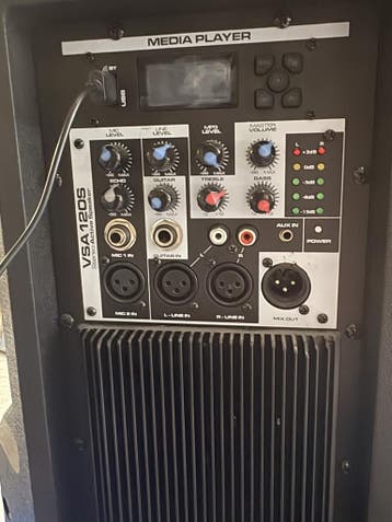 Vonyx VSA120S, geluidsinstallatie met Bluetooth en stands, Ophalen of Verzenden, Nieuw in verpakking