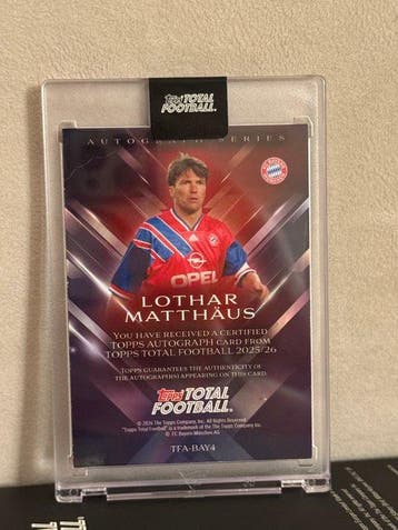 2025/26 Topps Topps Total Football Lothar Matthäus /25, Nieuw