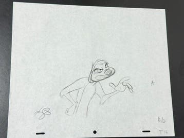 Walt Disney - Dessin danimation original de Timon - Timon &