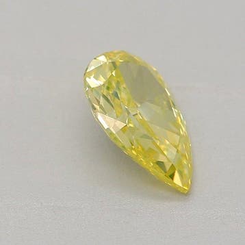1 pcs Diamant (Natuurlijk gekleurd) - 0.50 ct - Peer - Fancy