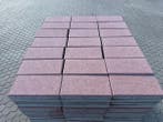 Veiling - 11 M2 Betontegel Rood Met Facet 30x15x8 Cm, Nieuw