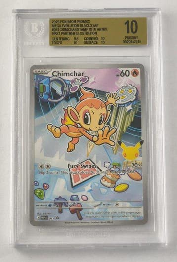 Pokémon - 3 Graded card - First Partner Illustration