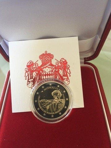 Monaco. 2 Euro 2016 Charles III Proof (Zonder, Postzegels en Munten