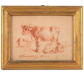 Marinozzi Manrico (1903-1973) - Scene campestri con animali.