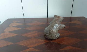 P. Chenet - Beeldje, Beer - 7.5 cm - Brons