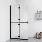 vidaXL Inloopdouchewand inklapbaar 70x190 cm ESG-glas mat, Verzenden, Nieuw